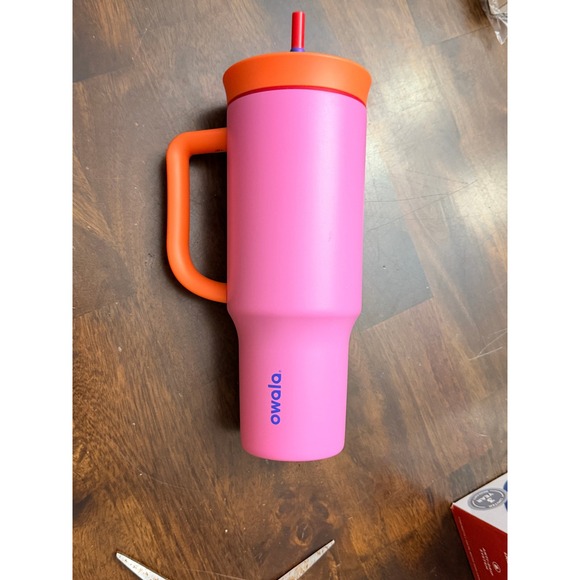 owala Other - Owala 40oz Tumbler Candy Coated Pink Orange Purple Stainless Steel Water Bottle